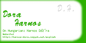 dora harnos business card